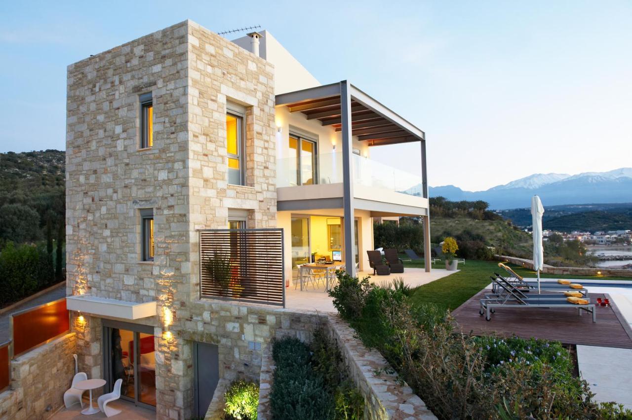 Sk Place Luxury Seafront Villas Chania Almirida Exterior foto