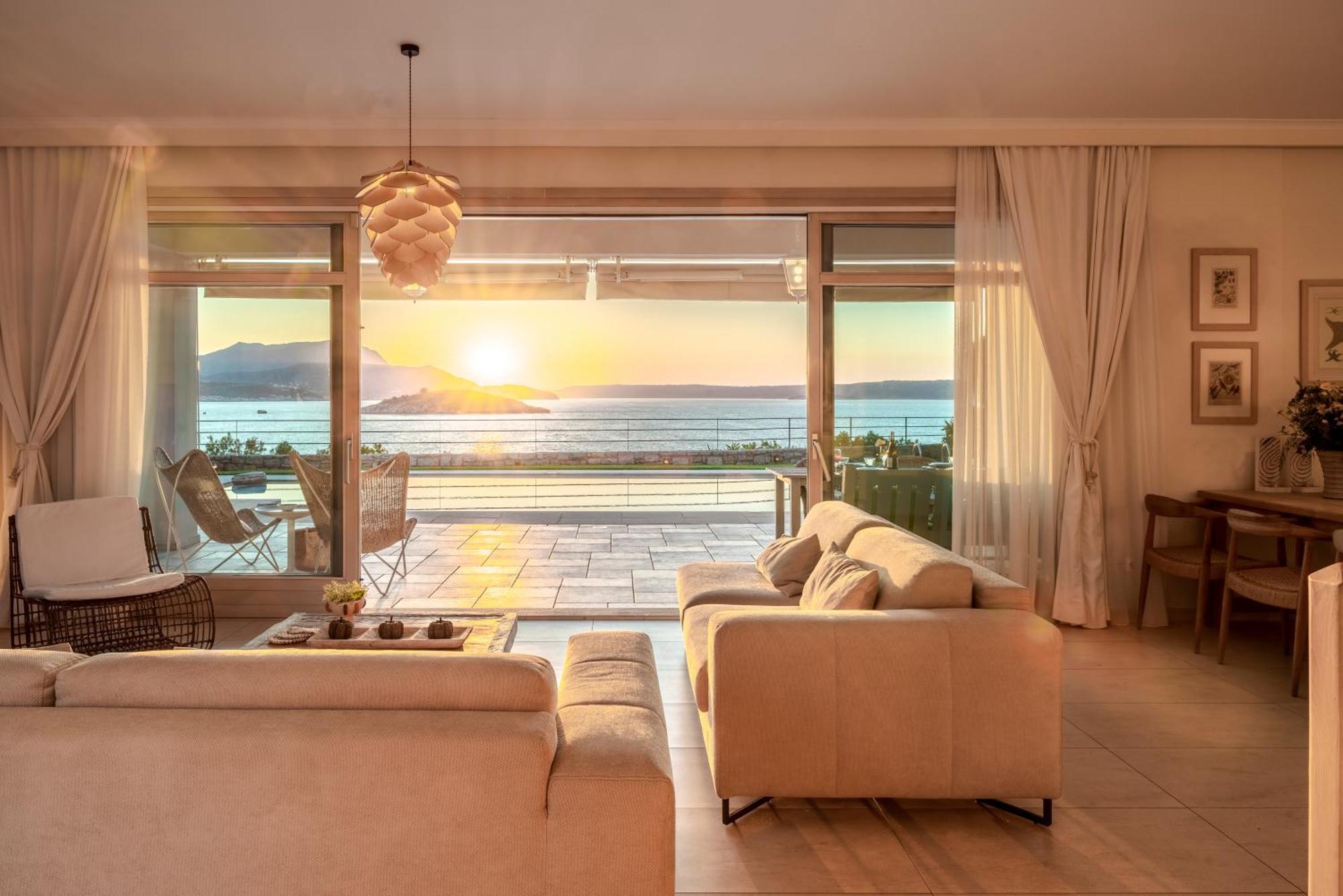 Sk Place Luxury Seafront Villas Chania Almirida Exterior foto
