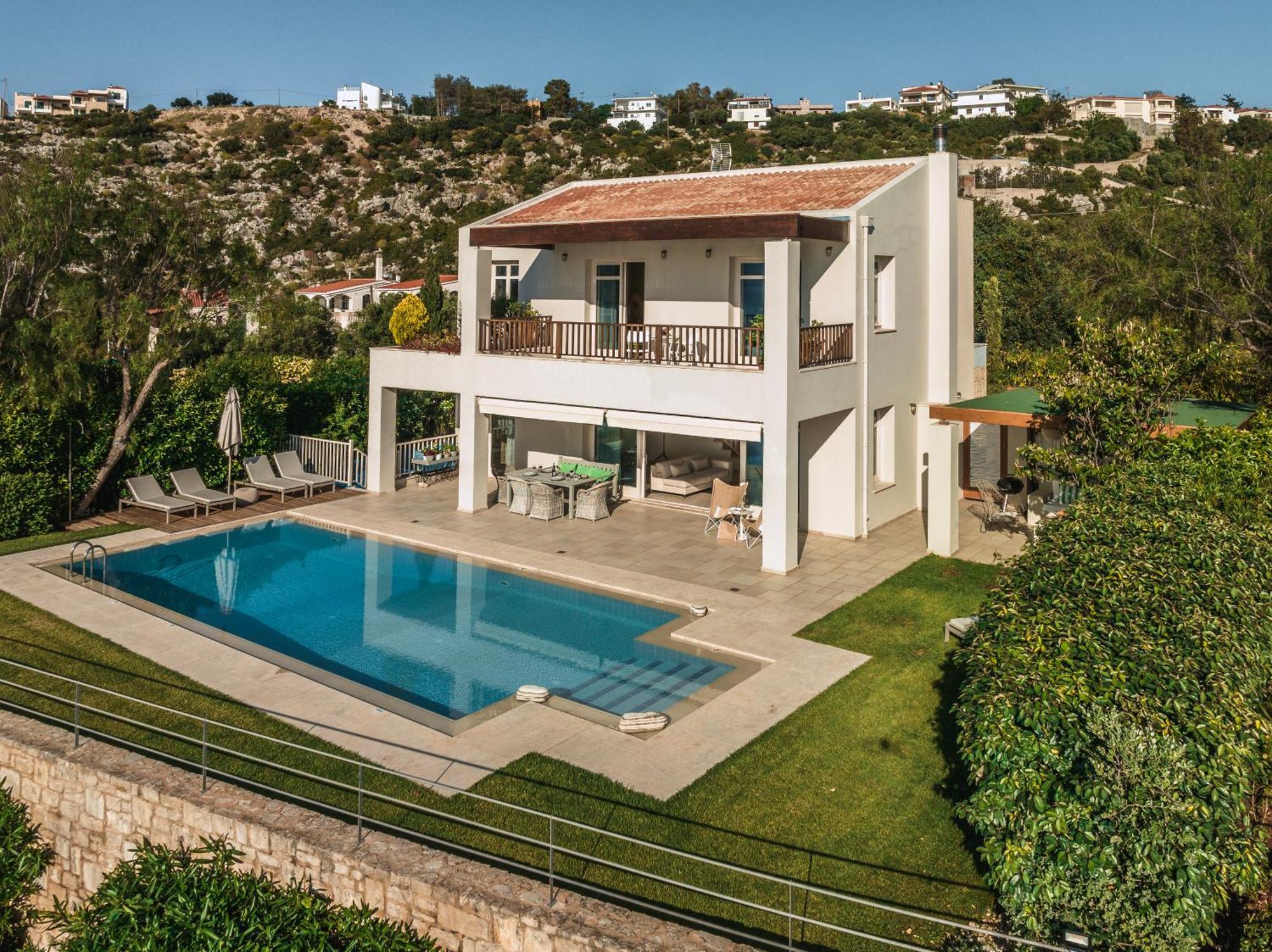 Sk Place Luxury Seafront Villas Chania Almirida Exterior foto