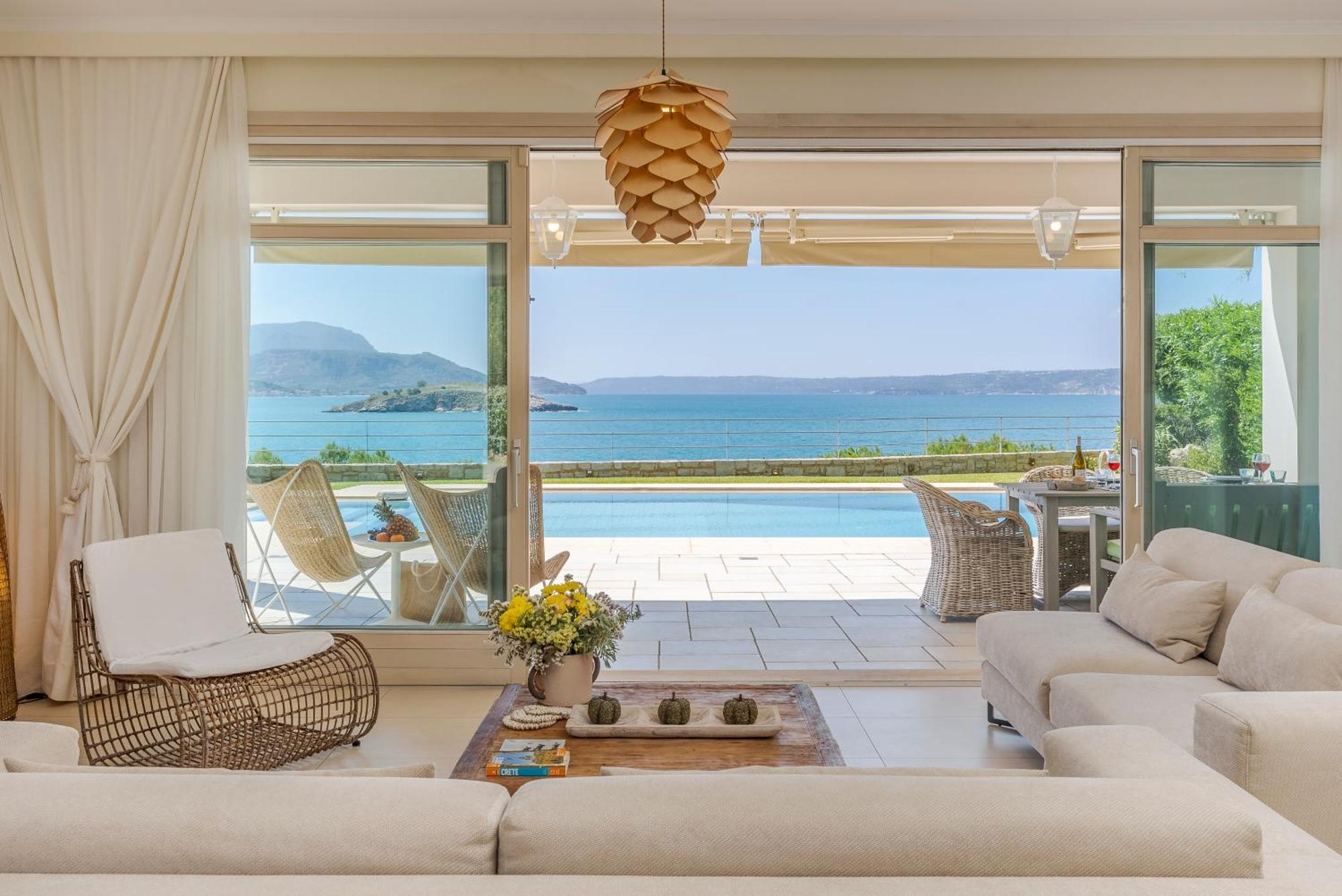Sk Place Luxury Seafront Villas Chania Almirida Exterior foto