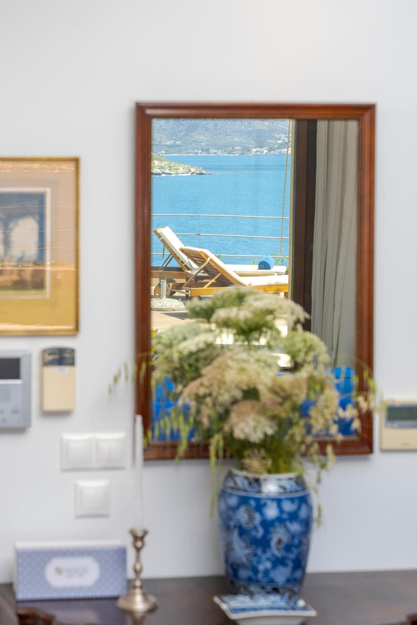 Sk Place Luxury Seafront Villas Chania Almirida Exterior foto